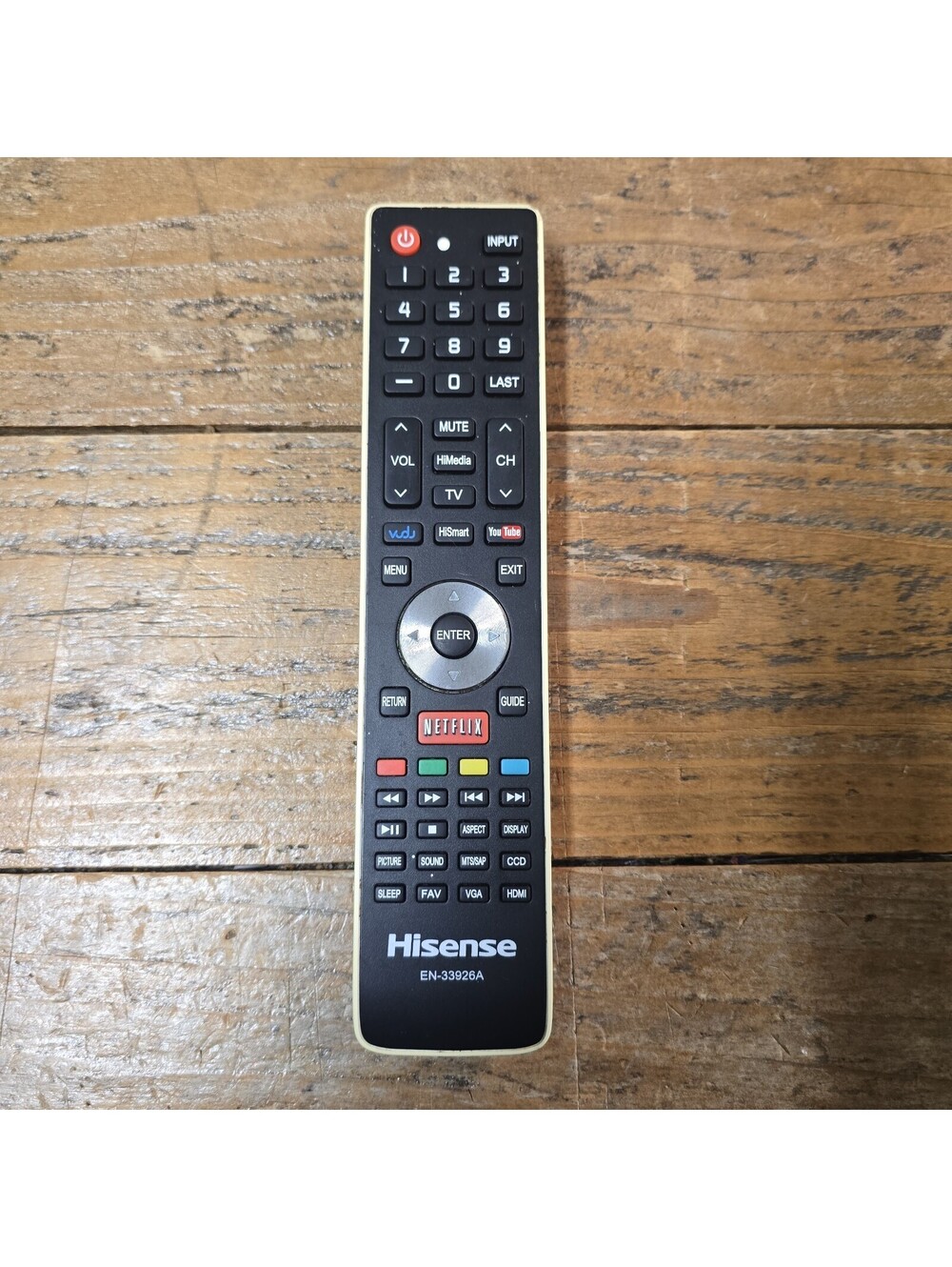 OEM Hisense Remote Control EN33926A / EN-33926A, 32H5FC, 32K20DW, 40H5, 40H5B